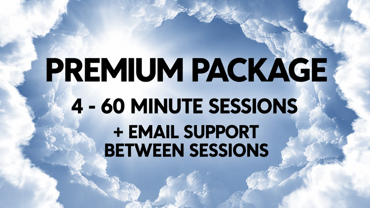 Package of 4 - 60 Min Online Coaching Sessions Plus Email Support